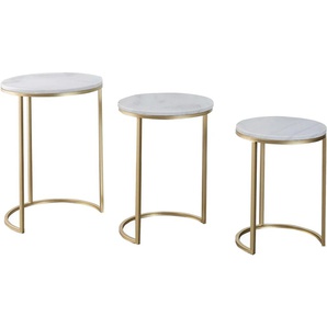 Kayoom Beistelltisch »Tria 125 3er-Set, faszinierend und auflockernd«, (Set, 3 St.), Beistelltisch-Set, zeitloses Design, hochwertige Verarbeitung
