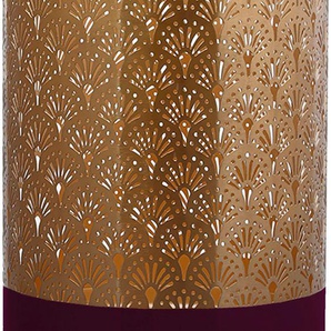 Bodenvase KAYOOM Bodenvase Art Deco 1145 Vasen Gr. B/H/T: 25 cm x 121 cm x 25 cm Ø 25 cm, lila (goldfarben, beere) Blumenvasen