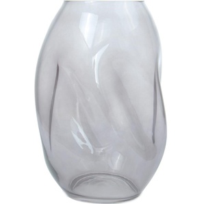 Dekovase KAYOOM Glasvase Sidney 425 Vasen Gr. B/H/T: 15 cm x 25 cm x 15 cm Ø 0 cm, grau Blumenvasen