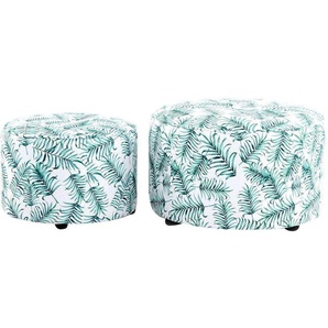 Kayoom Hocker Indira 2er-Set, Hocker-Set in schönem Stil, skandinavisches Design (Set, 2 St), stilvoll, dekorativ, modern, erfüllt moderne Wohnansprüche