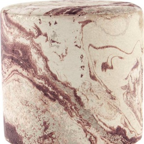Kayoom Sitzhocker Hocker Gipsy 325, stilvoller Sitzhocker, runde Form, stilvolles Design (1 St), facettenreich, platzsparend, vielfältig einsetzbar, weiche Polsterung