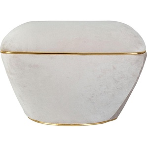Kayoom Sitzhocker Hocker Contessa 125, vielseitig einsetzbarer Allrounder, elegante Form (1 St), komfortabel, hochqualitativ, pflegeleicht, elegante Form