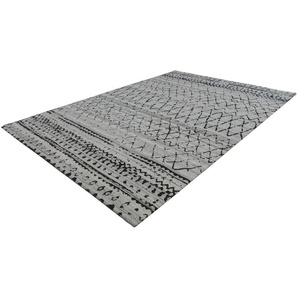 Kayoom Teppich Phoenix 113, rechteckig, Höhe: 6 mm, Dezenter Jacquard-Teppich, Flachflor, Aus pflegeleichten Materialien