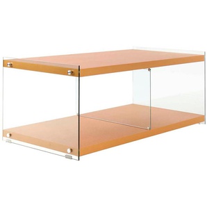 Kayoom TV-Schrank TV-Tisch Elementary, eckige Form, viel Ablagefläche (1-St) TV-Tisch, gehärtetes Glas, pflegeleicht