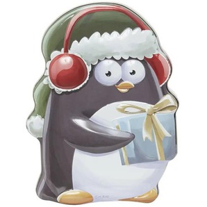 Keksdose Pinguin | mehrfarbig | Metall | 13,4 cm | 6,6 cm |