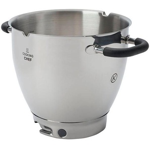 KENWOOD Küchenmaschinenschüssel Cooking Chef Induktions-Rührschüssel KAT911SS, Edelstahl, passend für Kenwood KCC9000 Serie, Kenwood Cooking Chef Gourmet