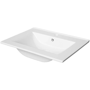 Keramik-Waschtisch - weiß - Materialmix - 60 cm - 17 cm - cm 46,0 | Möbel Kraft