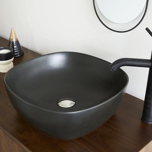 Keramikbecken schwarz Ø41 cm