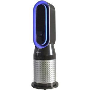 Keramikheizlüfter HOTI T100 Heizstrahler einstellbarer Thermostat schwarz (schwarz, blau) Heizlüfter