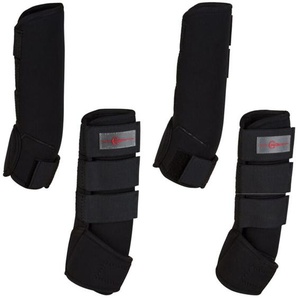 Fesselkopfgamasche 4er-Set Vollblut Schwarz 320132 Kerbl