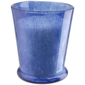 Kerze im Glas - blau - Paraffin, Glas - 15,24 cm - [12.7] | Möbel Kraft