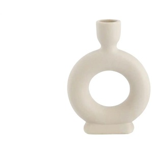 Kerzenhalter - beige - Porzellan - 10,8 cm - 14,7 cm - cm 4,3 | Möbel Kraft