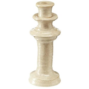 HOME STORY Kerzenhalter - beige - Steingut - 25,5 cm - 10.3 | Möbel Kraft