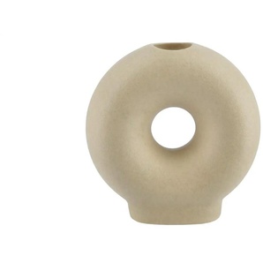 Kerzenhalter - creme - Steingut - 10 cm - 10 cm - cm 4,0 | Möbel Kraft