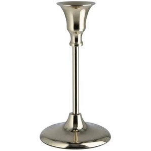 Kerzenhalter   ¦ gold ¦ Aluminium ¦ Maße (cm): H: 16,5  Ø: 8.5