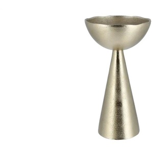 Kerzenhalter - gold - Metall - 26 cm - 8.0 | Möbel Kraft