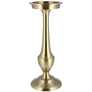 Kerzenhalter - gold - Metall - 35,5 cm - [8.0] | Möbel Kraft