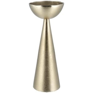 Kerzenhalter - gold - Metall - 36 cm - [8.0] | Möbel Kraft