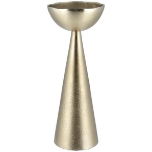 Kerzenhalter   ¦ gold ¦ Metall ¦ Maße (cm): H: 36  Ø: 8