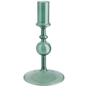 Kerzenhalter - grün - Glas - 16,5 cm - 9.0 | Möbel Kraft