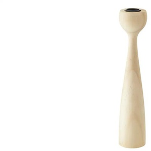 Kerzenhalter   ¦ holzfarben ¦ Holz,Metall ¦ Maße (cm): H: 25  Ø: 5.5