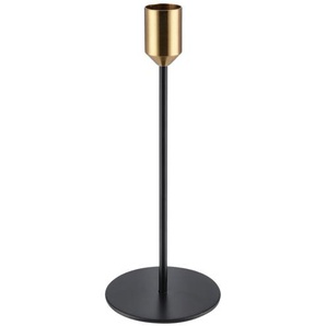 Kerzenhalter - schwarz - Metall, Aluminium - 20 cm - [8.0] | Möbel Kraft