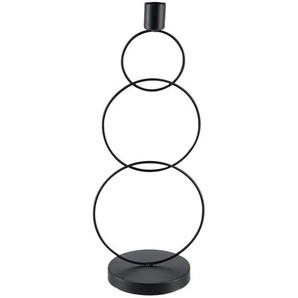 Kerzenhalter - schwarz - Eisen - 14 cm - 34,5 cm | Möbel Kraft