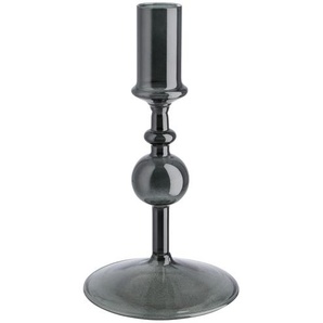 Kerzenhalter - schwarz - Glas - 16,5 cm - [9.0] | Möbel Kraft