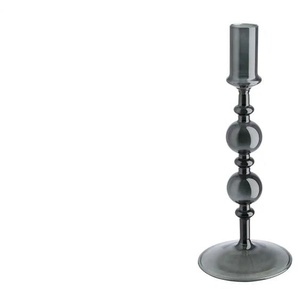Kerzenhalter - schwarz - Glas - 22 cm - 9.0 | Möbel Kraft