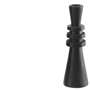Kerzenhalter - schwarz - Holz - 20 cm - [7.0] | Möbel Kraft