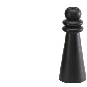 Kerzenhalter - schwarz - Holz - 20 cm - [7.5] | Möbel Kraft