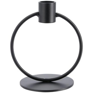 Kerzenhalter - schwarz - Metall - 10,5 cm - 12 cm - 8 cm | Möbel Kraft