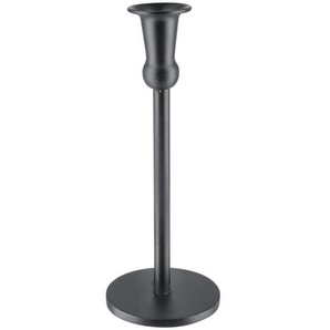 Kerzenhalter - schwarz - Metall - 25 cm - [10.0] | Möbel Kraft