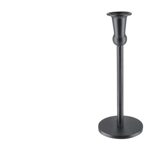 Kerzenhalter - schwarz - Metall - 25 cm - [10.0] | Möbel Kraft