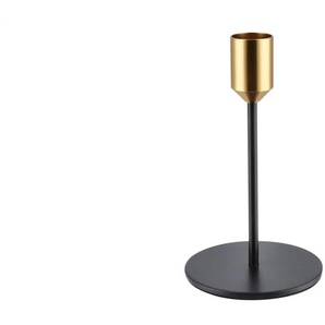 Kerzenhalter - schwarz - Metall,Aluminium - 14 cm - 8.0 | Möbel Kraft