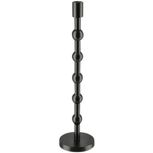 Kerzenhalter   ¦ schwarz ¦ Metall ¦ Maße (cm): H: 42  Ø: 11