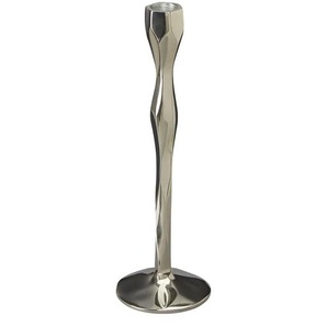 Kerzenhalter - silber - Aluminium - 27 cm - [9.0] | Möbel Kraft