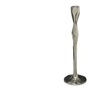 Kerzenhalter - silber - Aluminium - 32 cm - [9.0] | Möbel Kraft