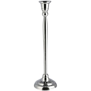 Kerzenhalter   ¦ silber ¦ Aluminium ¦ Maße (cm): H: 31  Ø: 8