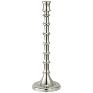 Kerzenhalter - silber - Aluminium - 38 cm - [12.0] | Möbel Kraft