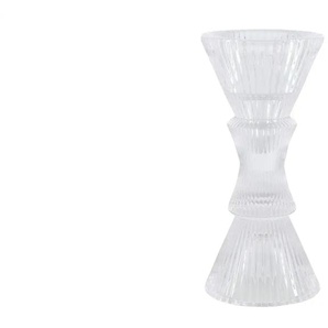 Kerzenhalter - transparent/klar - Glas - 15 cm - 6.8 | Möbel Kraft