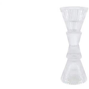 Kerzenhalter - transparent/klar - Glas - 18 cm - 6.8 | Möbel Kraft