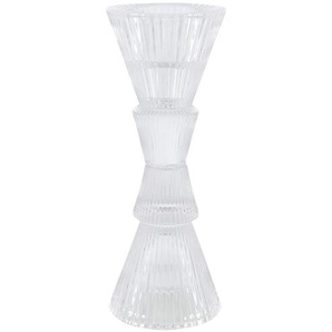 Kerzenhalter   ¦ transparent/klar ¦ Glas ¦ Maße (cm): H: 18  Ø: 6.8