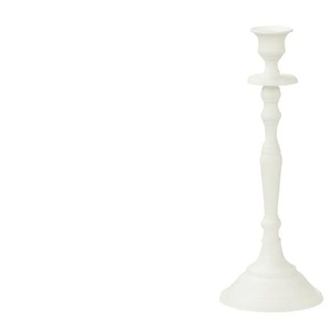 Kerzenhalter - weiß - Aluminium - 25 cm - [10.0] | Möbel Kraft