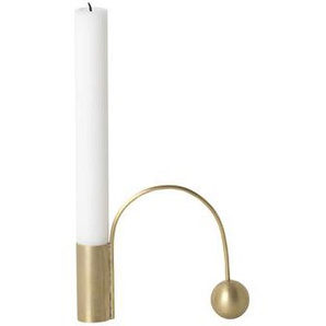 Kerzenleuchter Balance metall gold / für Stabkerzen - Ferm Living - Gold
