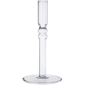 Kerzenständer   ¦ blau ¦ Glas ¦ Maße (cm): H: 20,5  Ø: 10