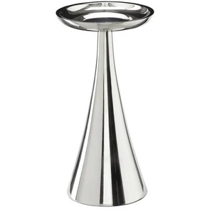 Kerzenständer - silber - Aluminium - 20 cm - [10.0] | Möbel Kraft