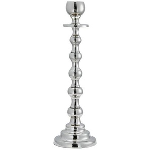 Kerzenständer   ¦ silber ¦ Metall ¦ Maße (cm): B: 8 H: 27 T: 8.0