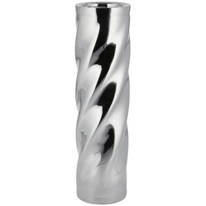 Kerzenständer   ¦ silber ¦ Stahl ¦ Maße (cm): H: 38  Ø: 10