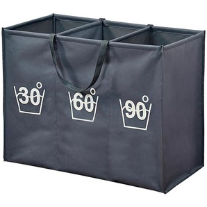 Kesper Wäschesack, Grau, Kunststoff, 35x60x74 cm, strapazierfähig, Ordnen & Aufbewahren, Wäschekörbe & Tonnen